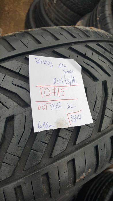 Taurus 205/55 r16 AllSeason XL /// 7mm!!! 2022r Kormoran Riken Sebring