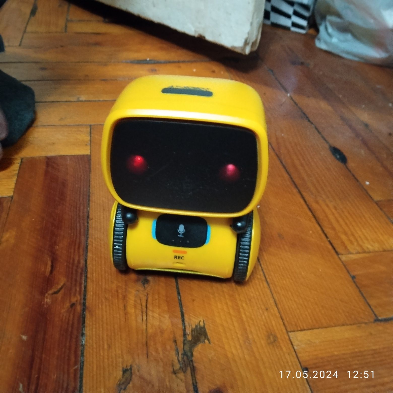 Робот Игрушка для детей, Выполняет голосовые команды, проигрывает музы