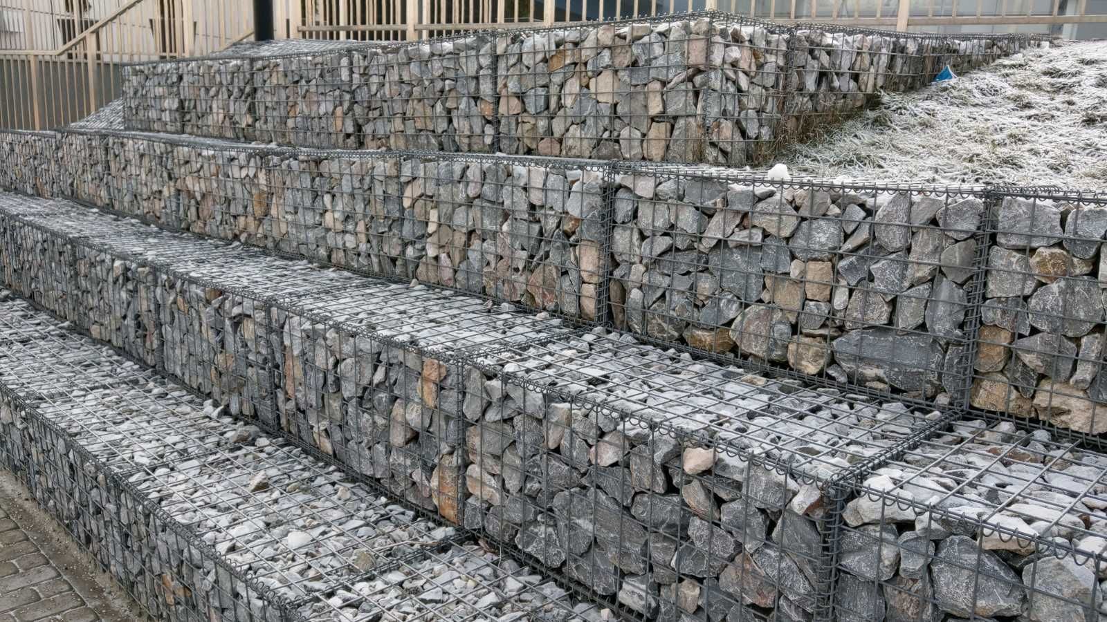 Gabion Kosze gabionowe Mur oporowy Ogrodzenie