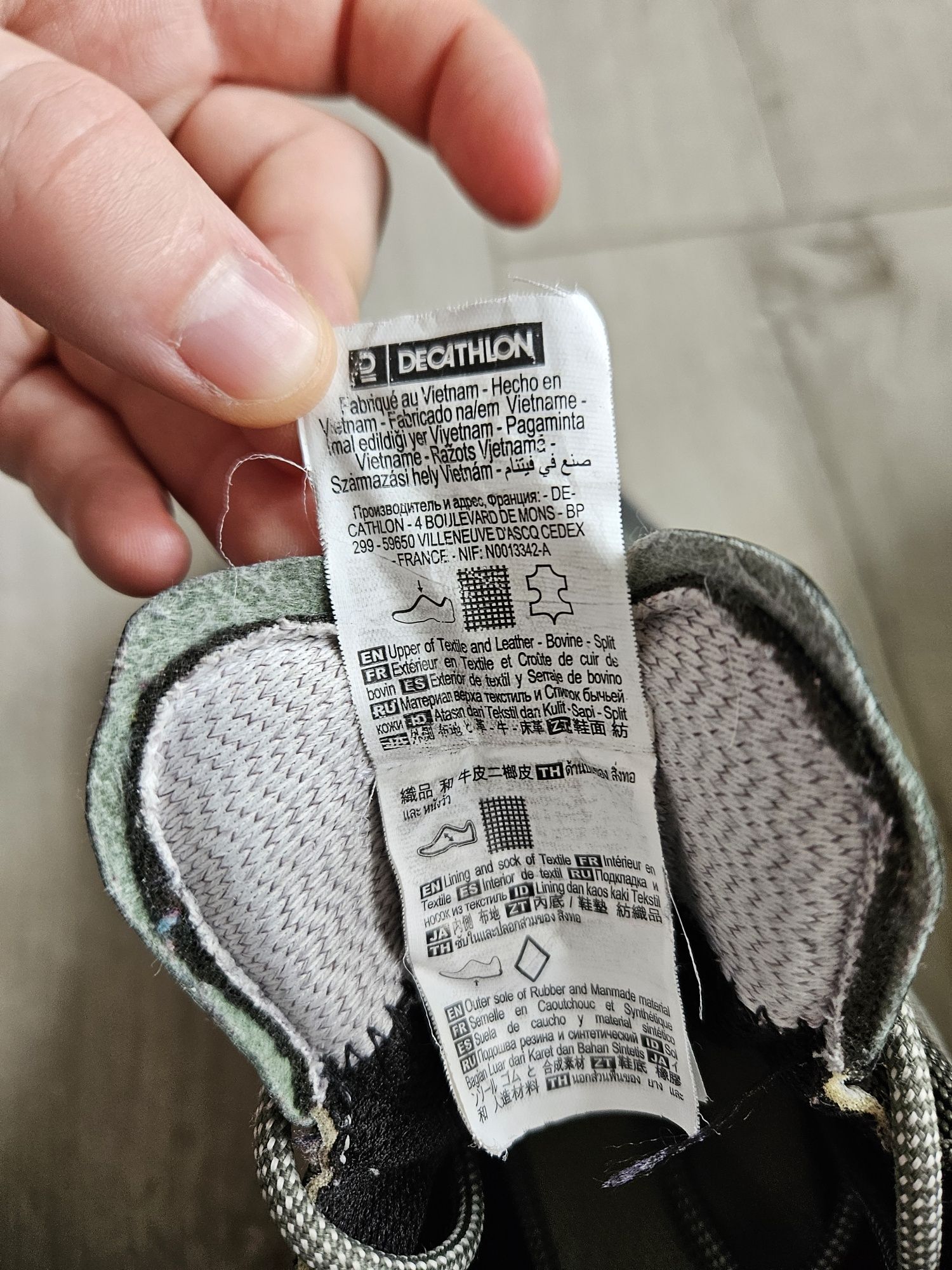 buty trekingowe quechua wodoodporne rozmiar 37