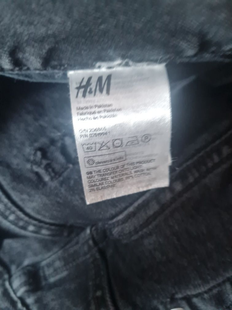 Spodnie męskie jeansy h&m rozmiar M