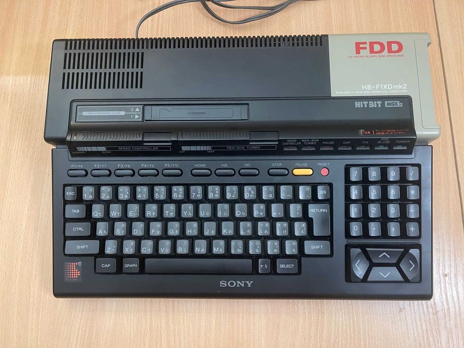 Sony HB-F1XD mk2 HIT BIT MSX2 Gotek