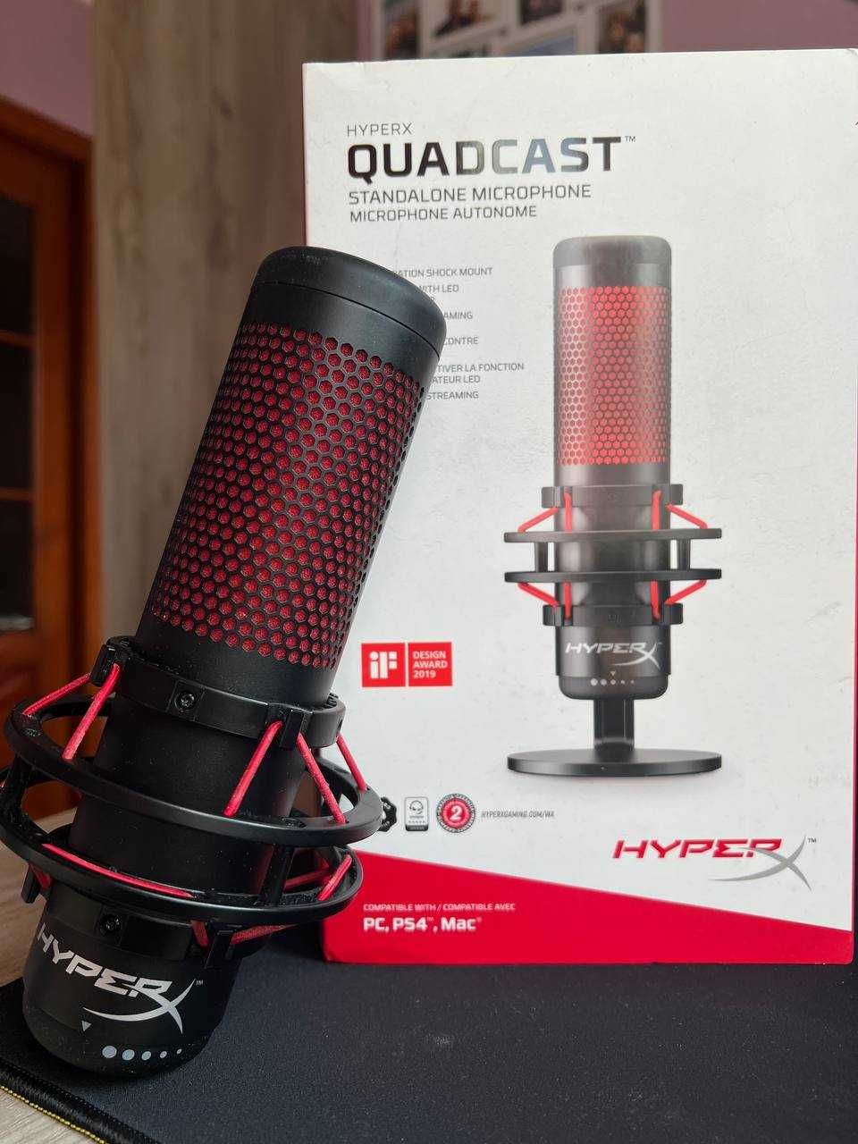 Мікрофон Hyper X Quadcast