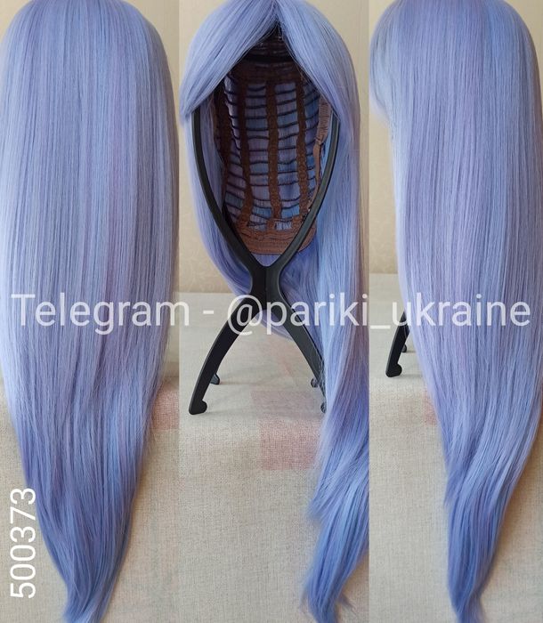 Довга кольорова перука, нова, коротка, червона, фіолетова, пряма,парик