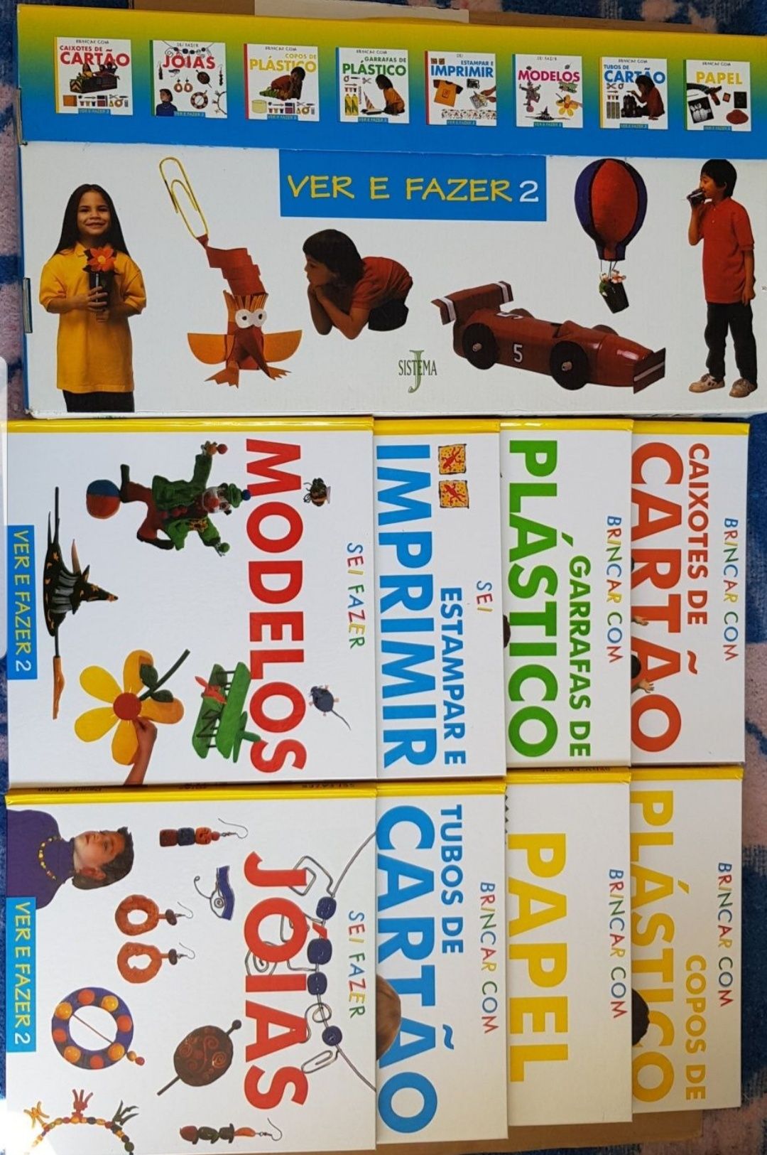 Ver e fazer - I e II séries - cada série tem 8 livros novos na caixa
