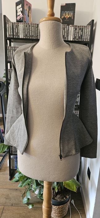 Żakiet marynarka szara xs