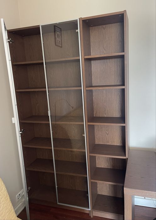 Witryna i regał ikea