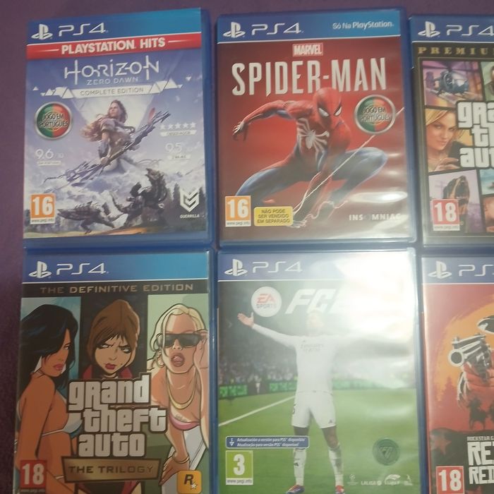 Playstation 4 , comando, e jogos