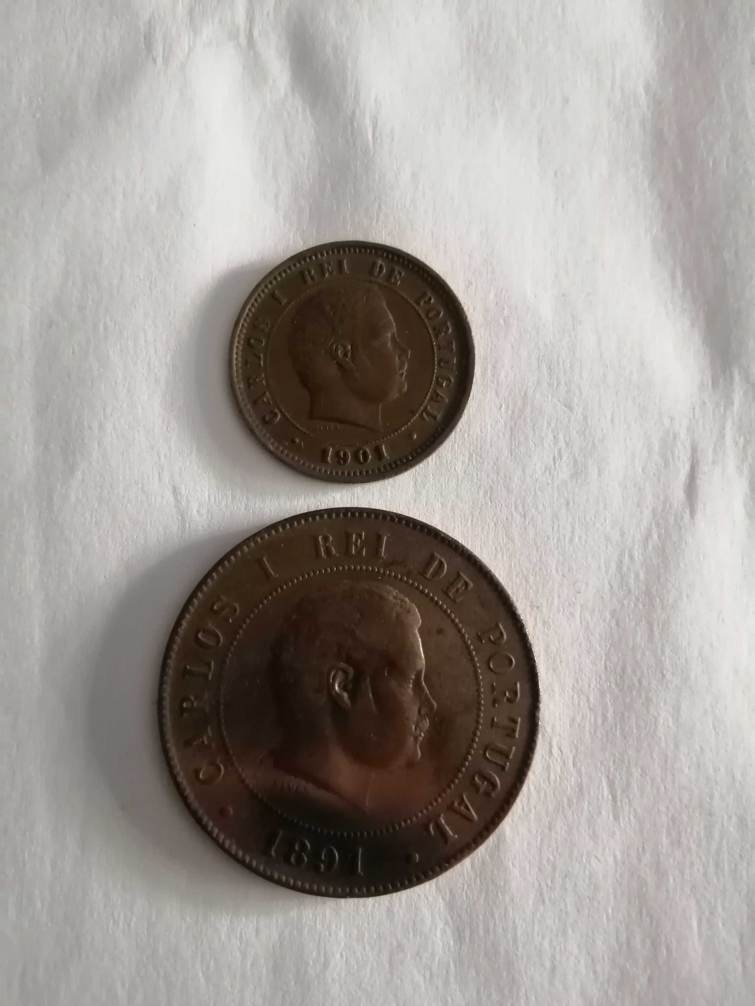 4 moedas. Monarquia e República