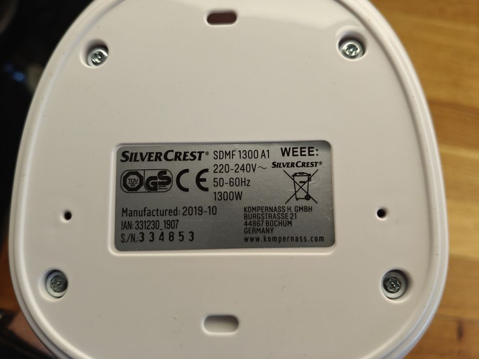 Szczotka parowa, parownica Silvercrest 1300w