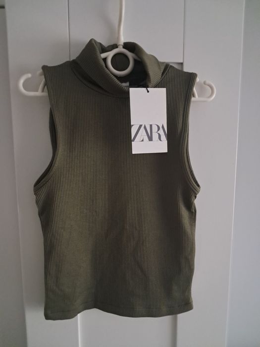 Bluzka golf prążkowany Zara rozmiar 140 nowy z metką