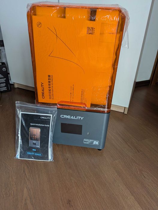 3D-принтер Creality Halot Mage 8K + фотополімерна смола Creality 1кг