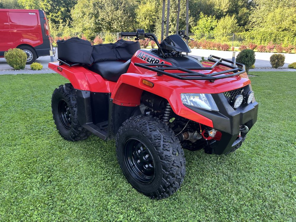 Arctic cat 400 alterra 2016 naped 4x4 nowe opony quad
