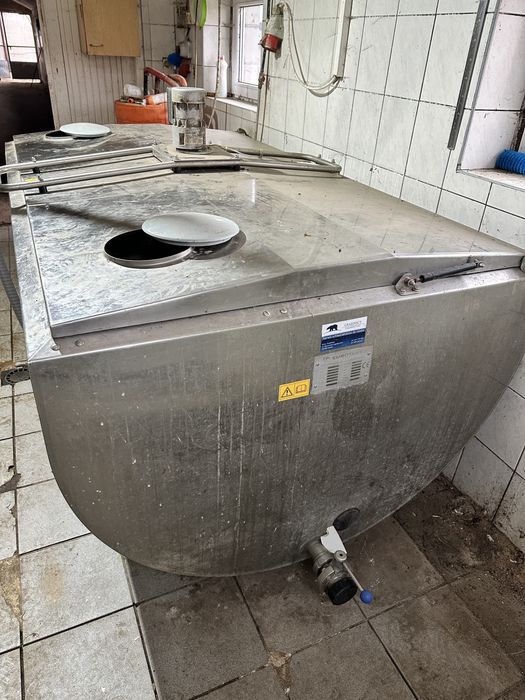 Zbiornik mleka 1500l wannowy