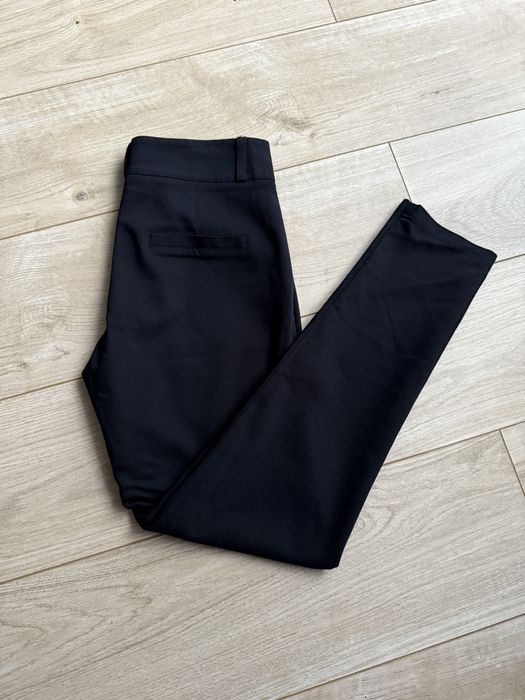 Czarne spodnie cygaretki elegnckie 36 S