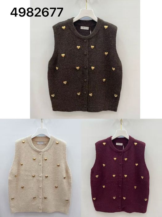 Kamizelka damska w serduszka