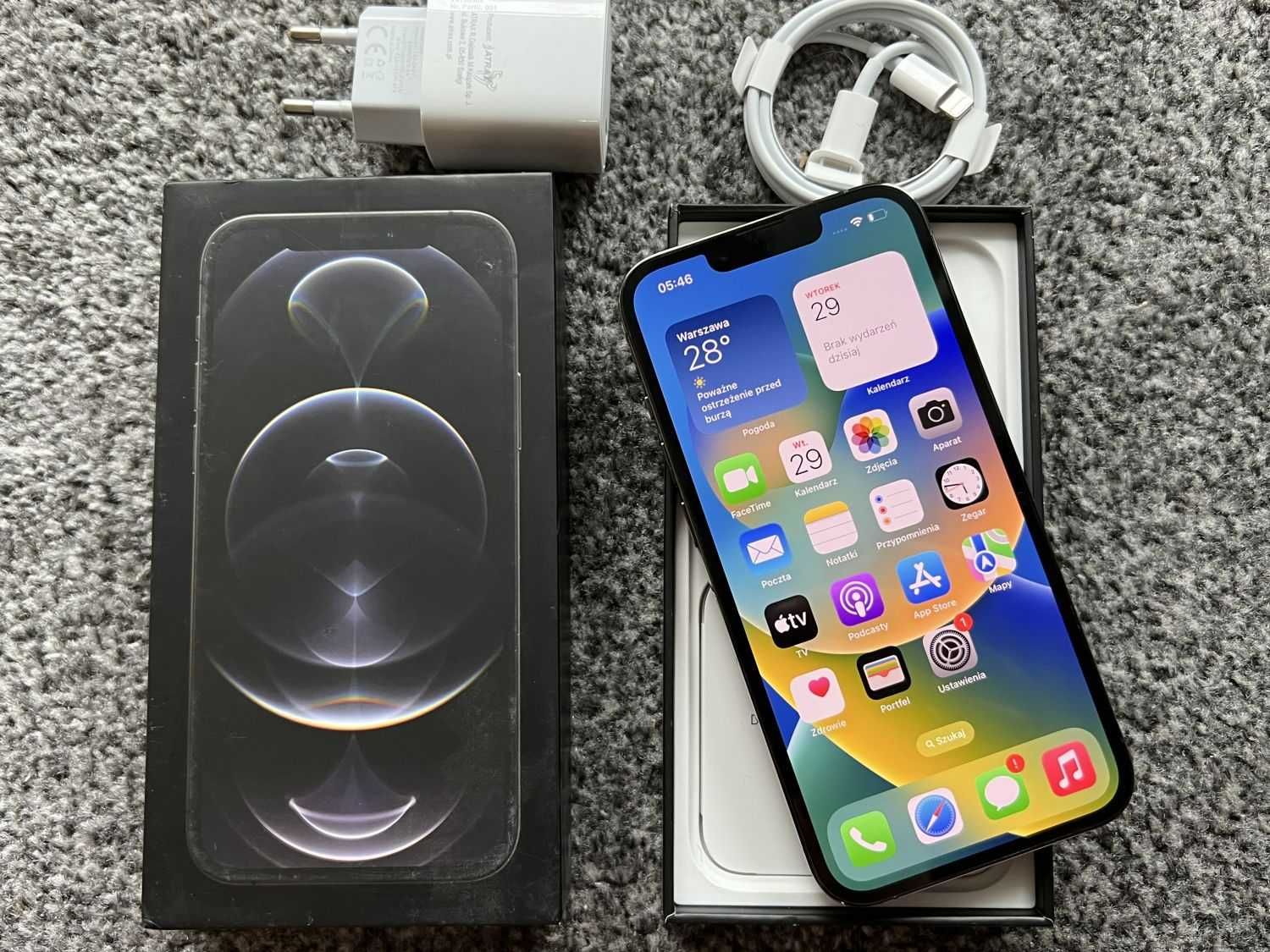 iPhone 13 Pro 128GB SPACE GREY Green Zielony Szary Bateria 97% Gwara