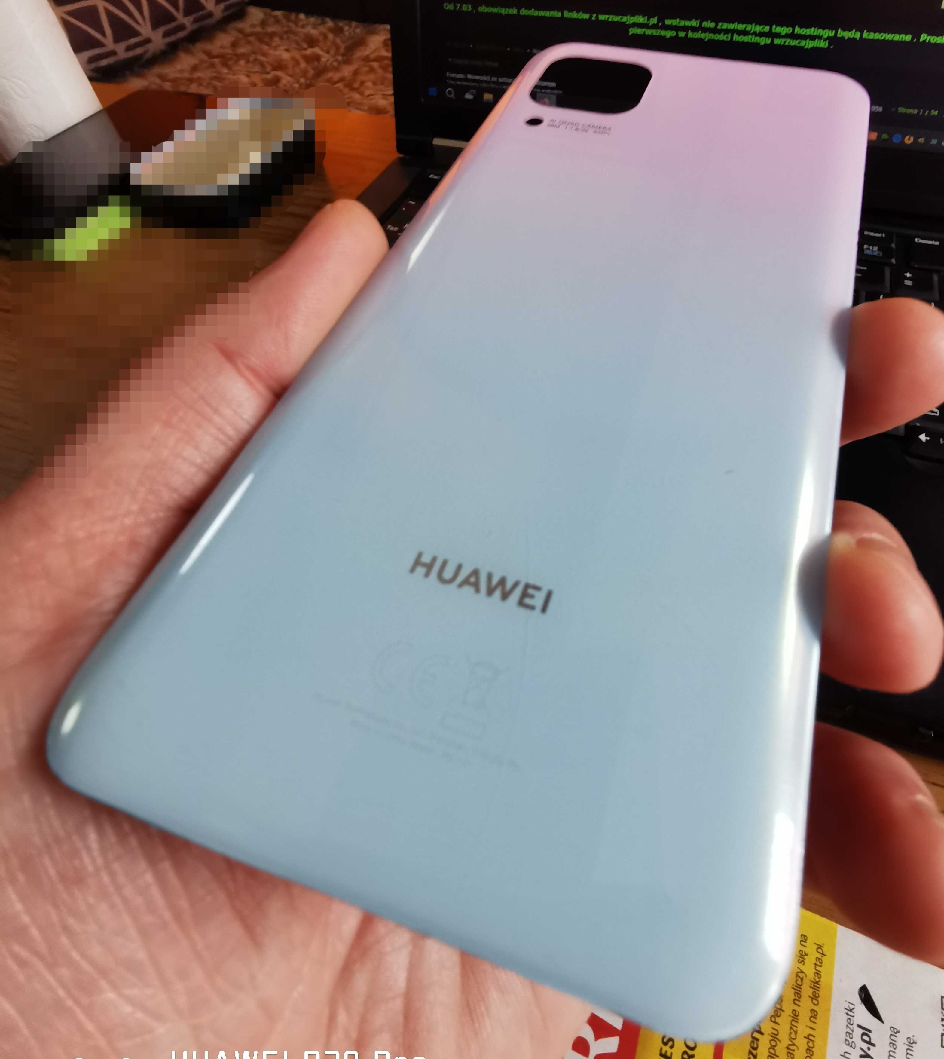 Klapka baterii Huawei p40 lite Pink