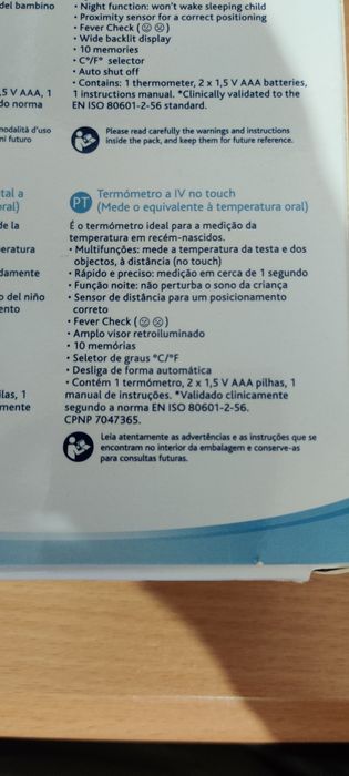 Termómetro Chicco Infravermelhos Thermo Distance