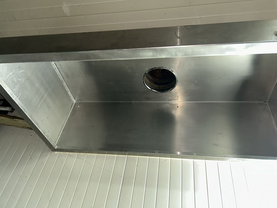 Okap gastronomiczny 130x70x42 turbina ssąca