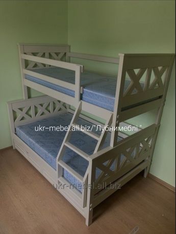 Кровать двухъярусная "Тян-120", двоповерхове ліжко трансформер.