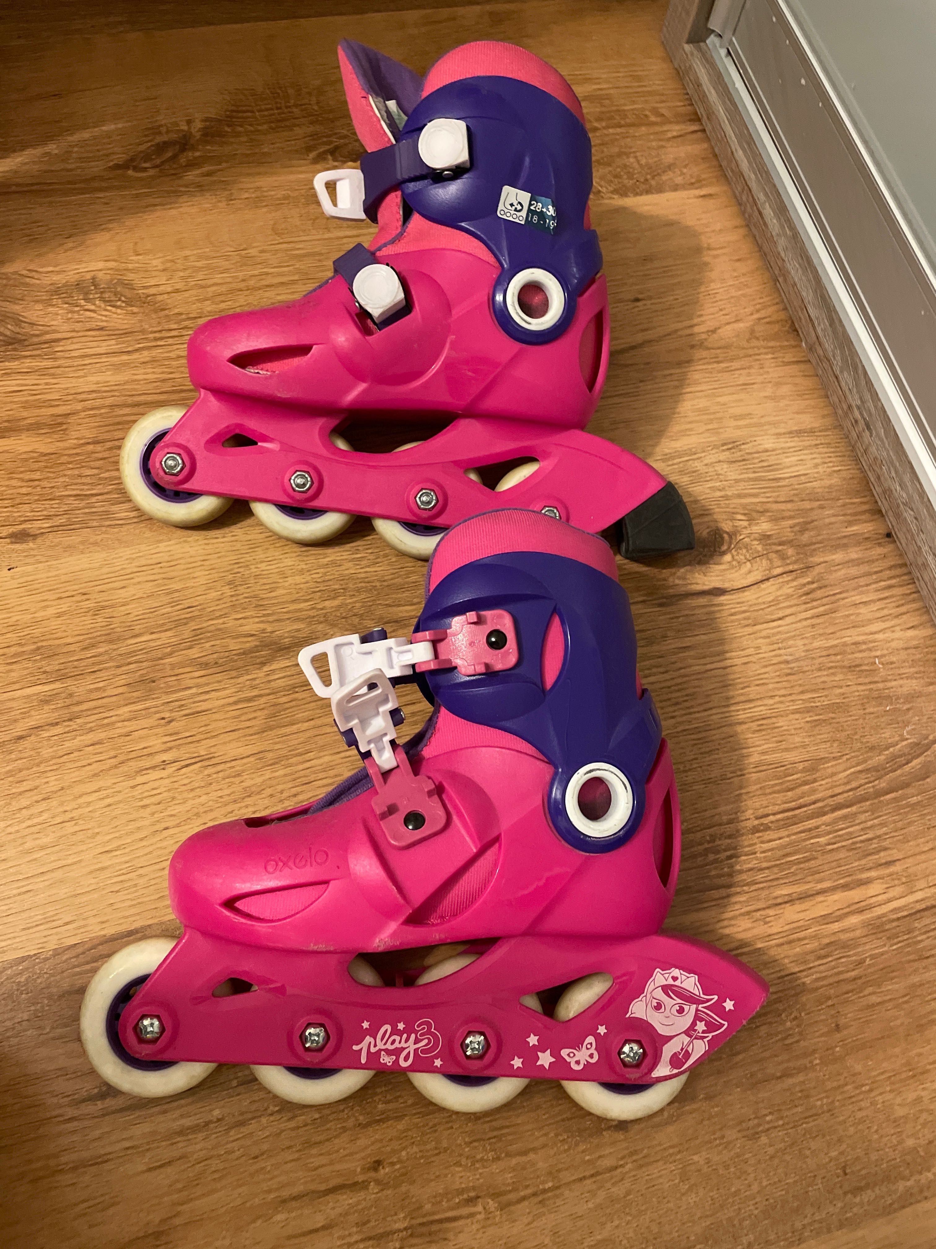Rolki 28-30 regulowane oxelo kask xs