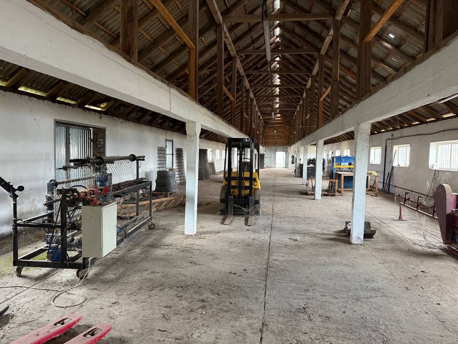 Виробничі приміщення, склад, земельна ділянка.