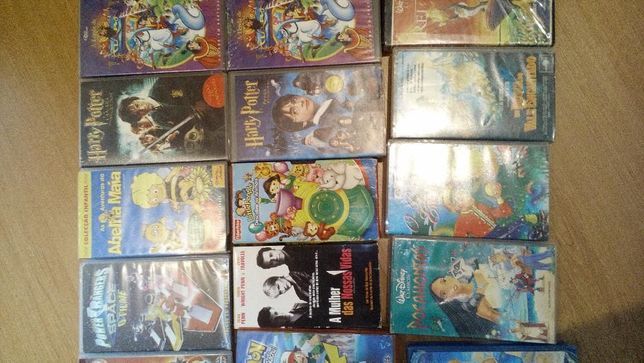 Cassetes Vídeo desenhos animados VHS