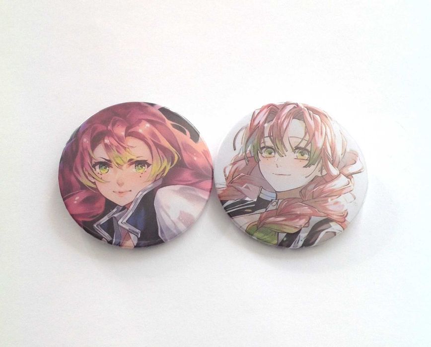 Mitsuri Kanroji / Demon Slayer 2 x przypinka
