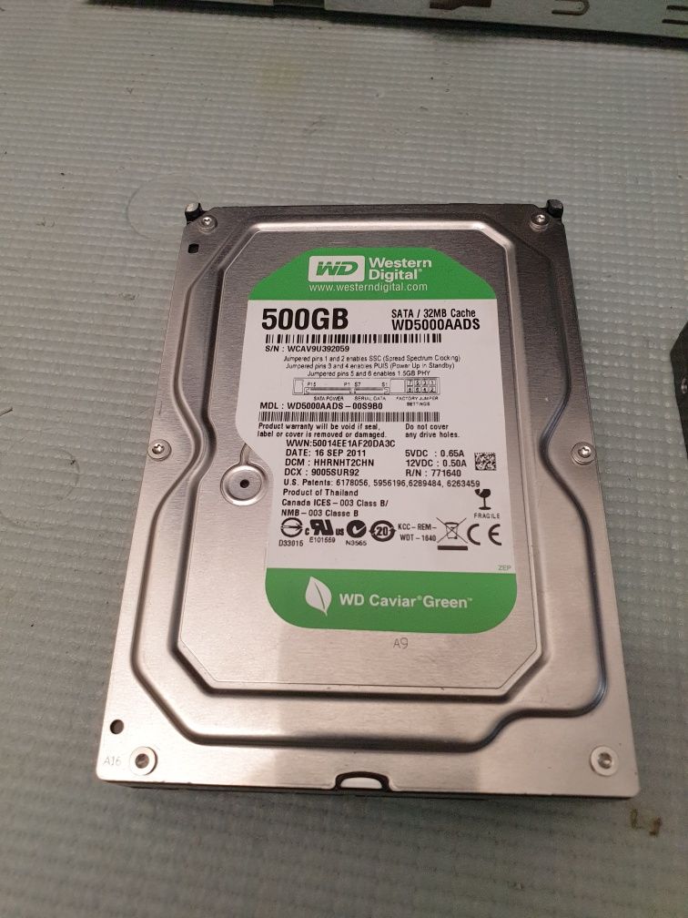 Disco Rígido 1TB - 500GB