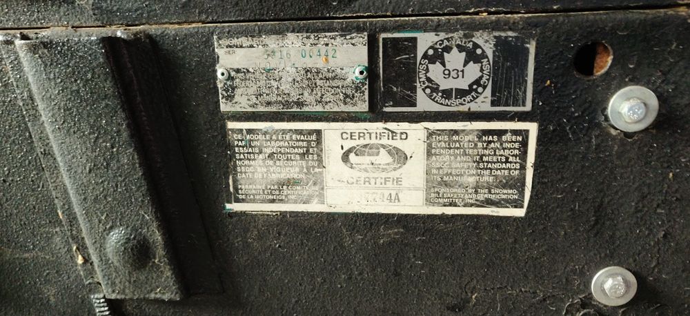 Skuter śnieżny Bombardier alpina 640 2-osobowy