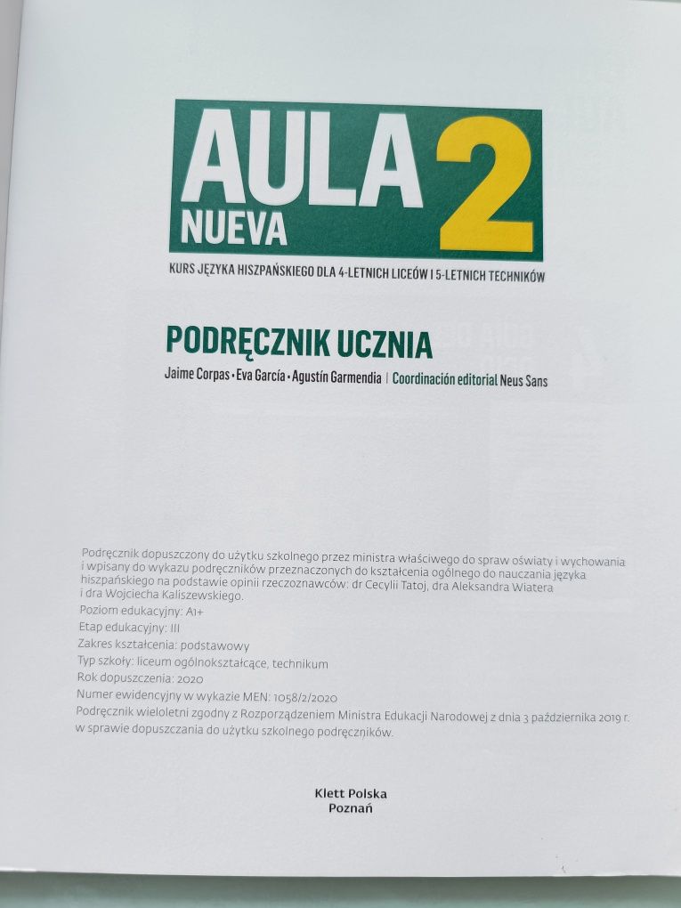 Aula nueva 2 - Klett