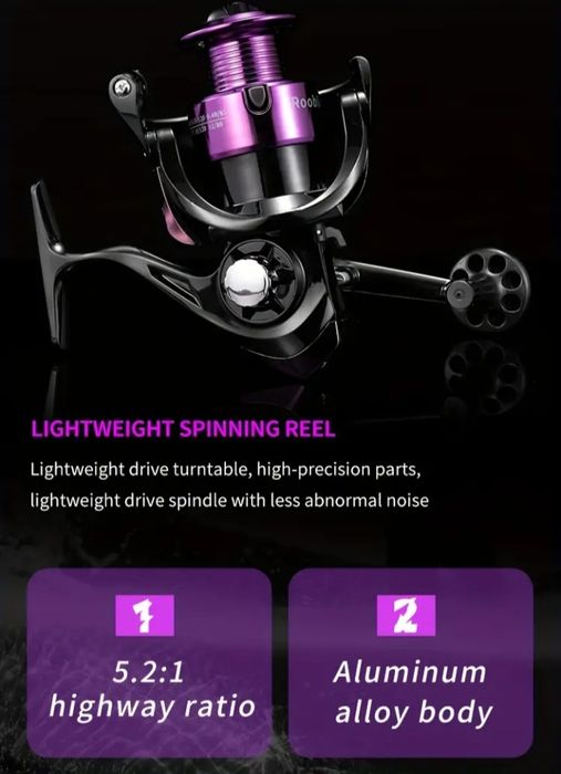 Kołowrotek Rooblinos XC4000 Ambidextrous Spinning Fishing Reel