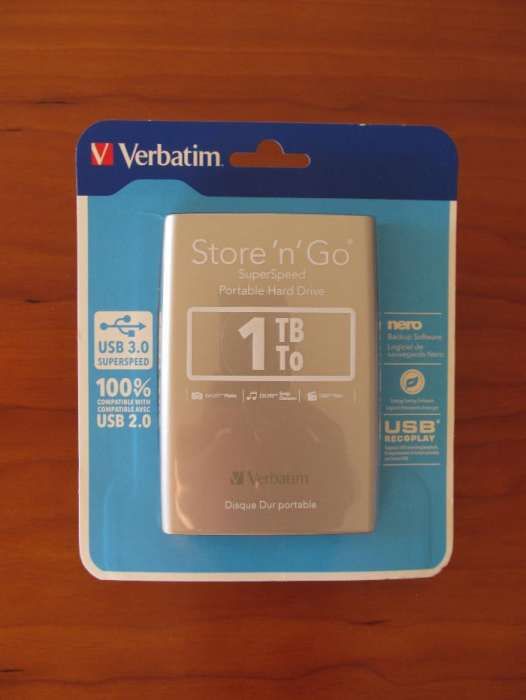 Disco Externo Verbatim Store'n'Go USB 3.0 1TB - 2,5'' (Silver)