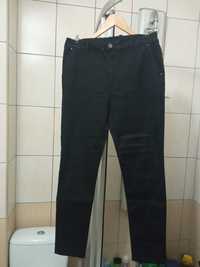 Spodnie  czarne długie jeansowe elastyczne XL damskie