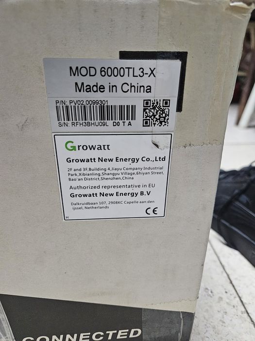 Falownik Growatt MOD 6000TL3-X 6KW oraz moduł wifi