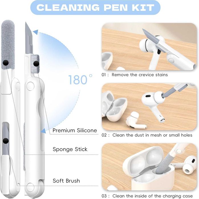 MHYALUDO etui na Airpods Pro przezroczyste miękkie odporne na wstrząsy