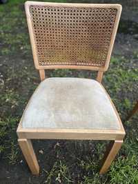 3 krzesła drewniane