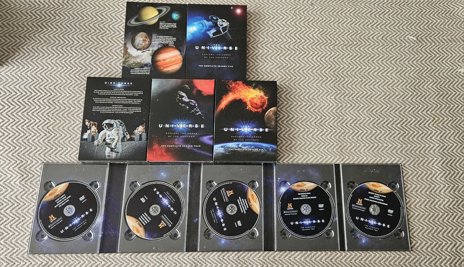 Nowy zestaw 23 Płyty DVD i ksiązka The Universe Collection The Deluxe