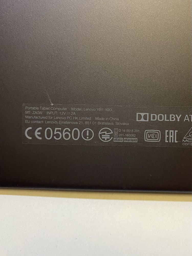 Планшет Lenovo YogaBOOK YB1-x90l/ на запчастини! D574