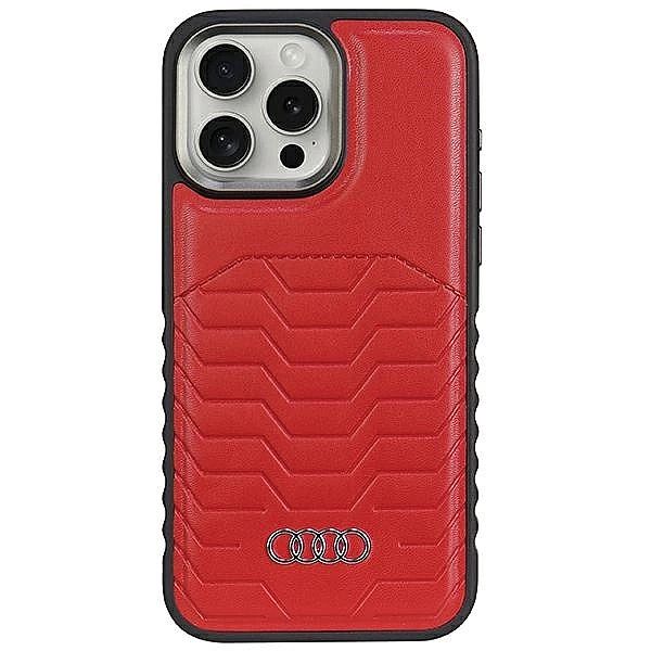 Etui Audi Synthetic Leather z MagSafe na iPhone 14 Pro - czerwone