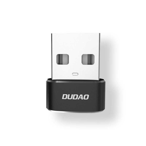 Adapter przejściówka ze złącza USB Type-C na USB czarny