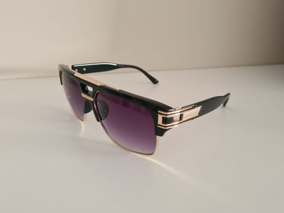 HIT Nowe Męskie Okulary Polaryzacyjne UV400 Przeciwsłoneczne Złote