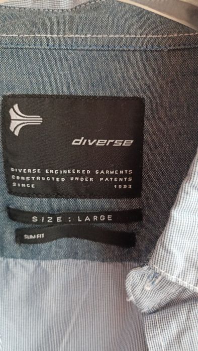 Koszula Diverse w kratkę rozmiar L