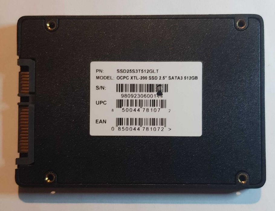 512GB SSD OCPC XTL-200 3D NAND (TLC) SATAIII 2.5" виставочний образец.
