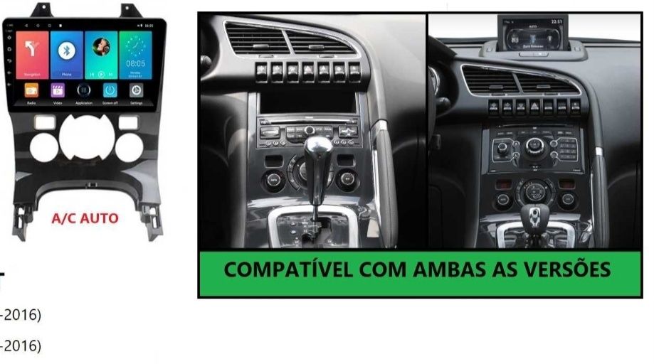 Rádio android 9" • PEUGEOT 3008 / 5008 • Android GPS
