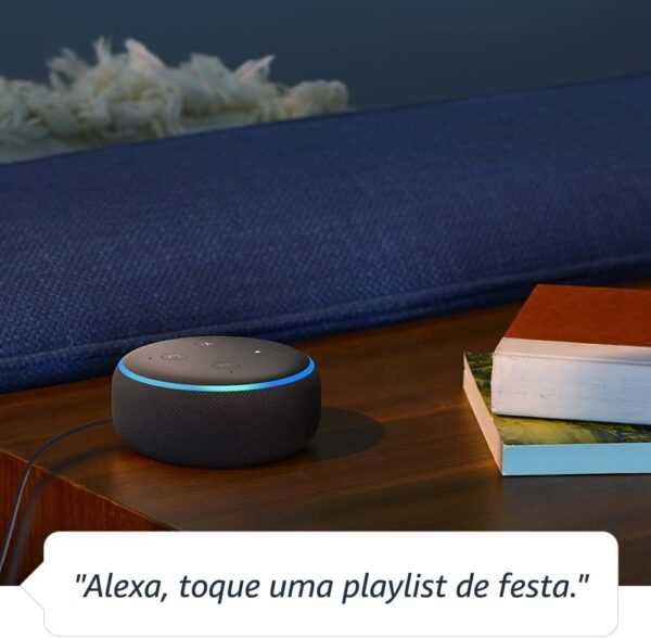 ALEXA Echo Dot (3ª geração) – Alto-falante inteligente com Alexa