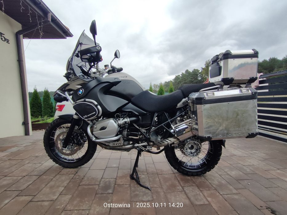 BMW r1200gs adventure k25, alarm, 2 kluczyki, kufry, video