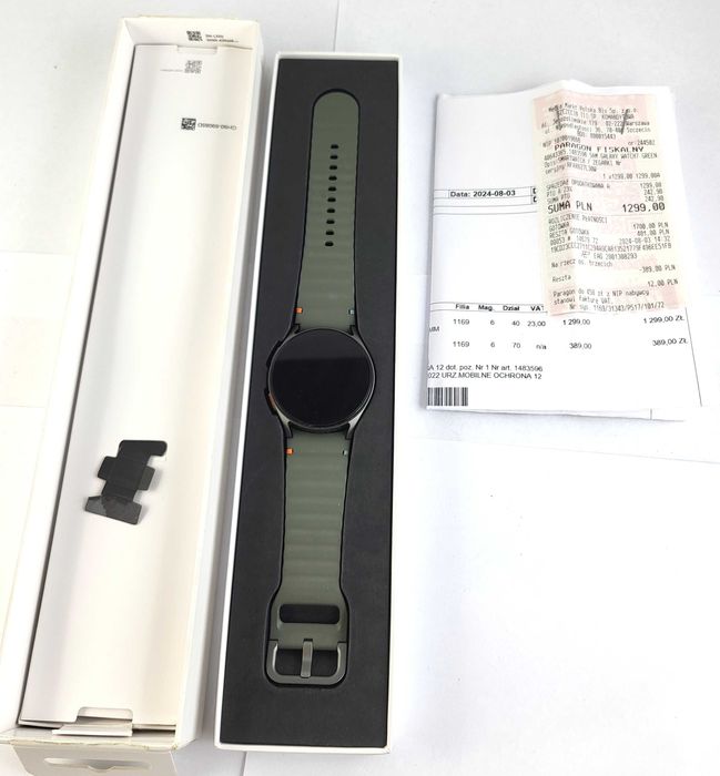 Smartwatch Samsung Galaxy WATCH 7 40MM ZIELONY Komplet