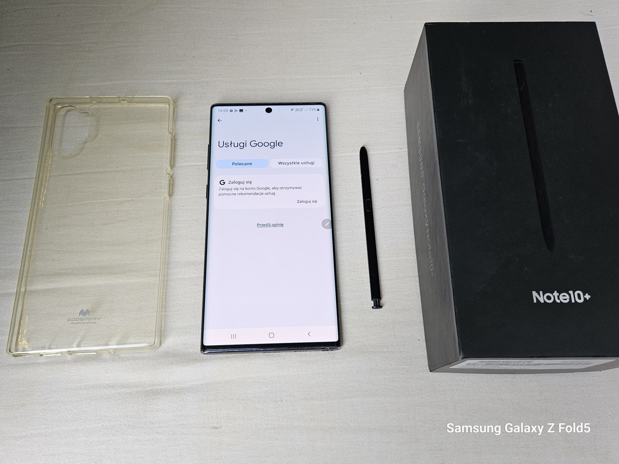 Samsung Galaxy Note 10+ , Etui, 12+256GB, S Pen